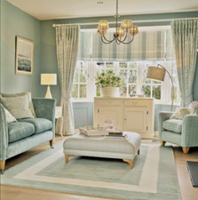 BNWT Sublime & Sophisticated Laura Ashley Lewes Duck Egg Rug, 200 x 280cm Deliv