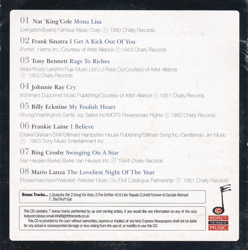 CLASSIC CROONERS ( DAILY EXPRESS Newspaper 3 CD Set ) - Bild 6 von 10