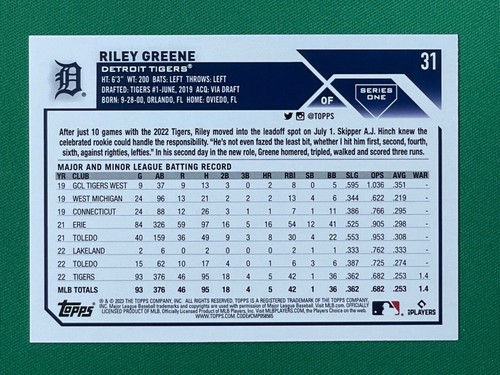 2023 Topps Baseball - SERIES 1 - BASE - #1-165 - PICK YOUR CARD! - Picture 62 of 330