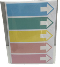 Assorted Labels 50 Pieces 10 Sheets Sticker Paper Brand New