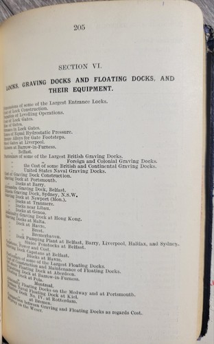 The Dock and Harbour Engineer's Reference Book 1914 - Picture 14 of 17