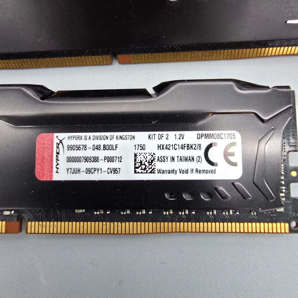 LOTE 7x Kingston Fury X 4gb DDR4 Foto 2 de 3