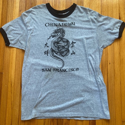 Vintage 1977 San Francisco Chinatown Dragon Shirt