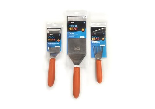 7" x 3" Cool Touch Handle Griddle Turner/Spatula for Burgers and Steaks - Picture 3 of 4