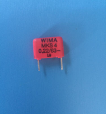lot de 2 Condensateur MKS4 10µF 100VDC 63VAC RM27.5 10% Wima