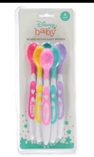 New Disney Minnie Mouse Baby Girls' 6-Pack Spoon Set - pink/multi, one size