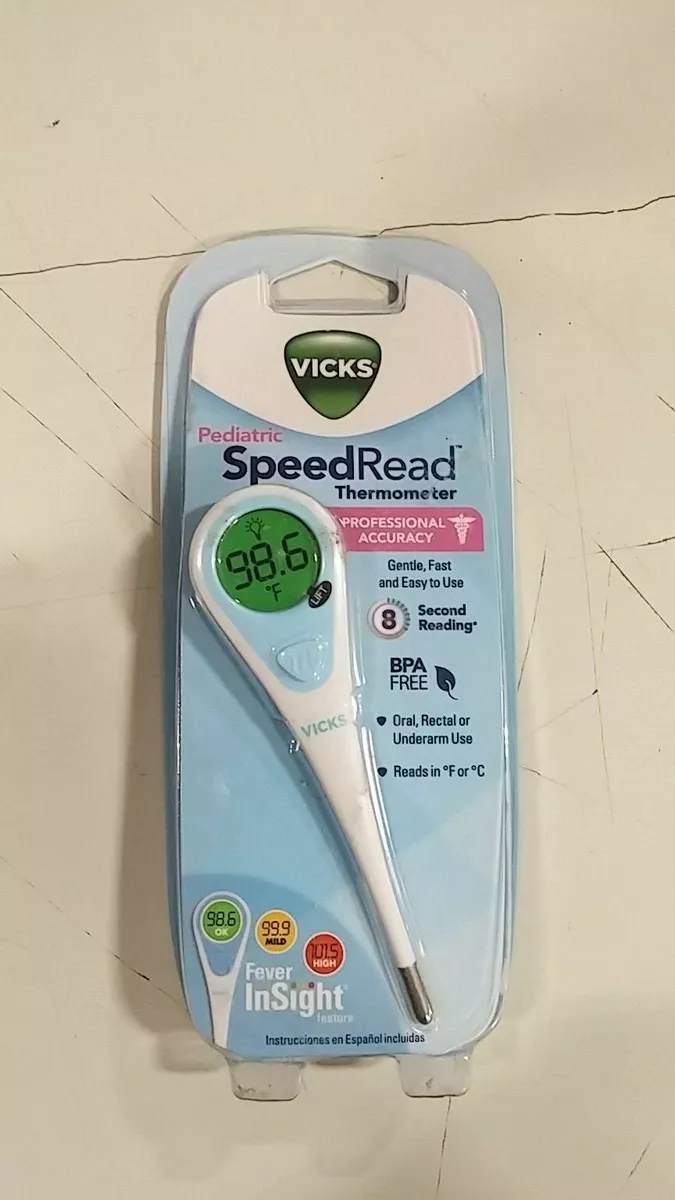 Vicks SpeedRead Digital Thermometer with Fever InSight