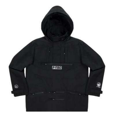 FTP F-Tec Anorak Black Size Large L BRAND NEW IN HAND