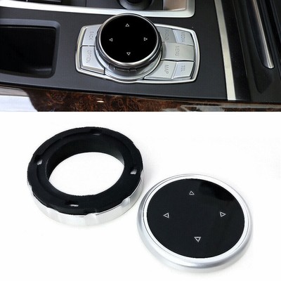 Multimedia Knob Cover Trims For BMW X1 X3 X4 X5 X6 1 2 3 4 5 6 7 Series IDrive