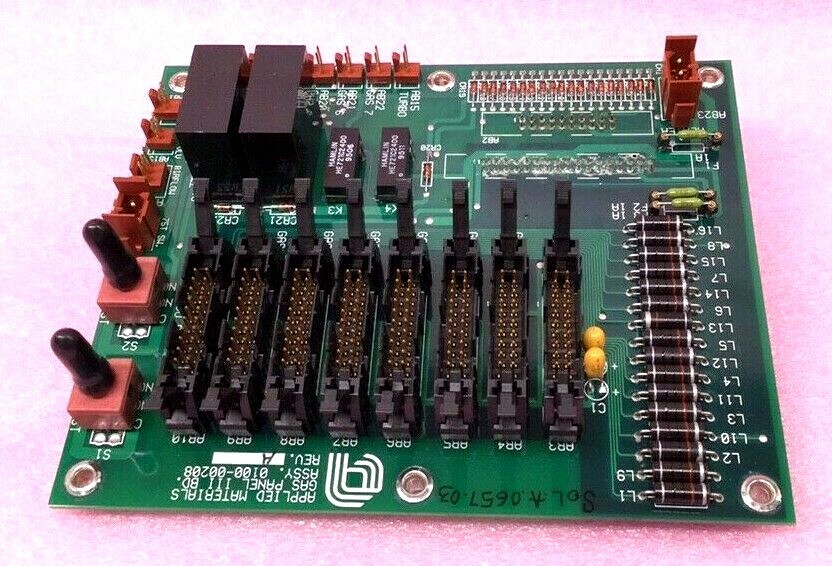 Applied Materials 0100-00208 (AMAT) PCB Gas Panel III BD Assembly