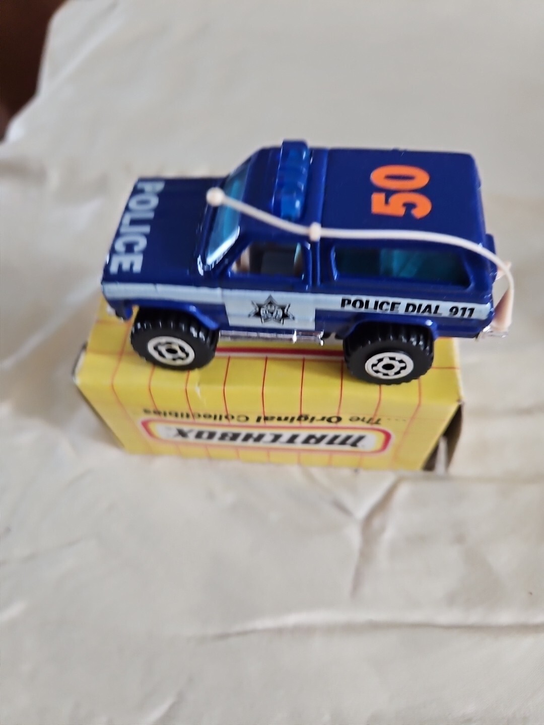 Blazer Chevy Matchbox Yellow Box Police-image