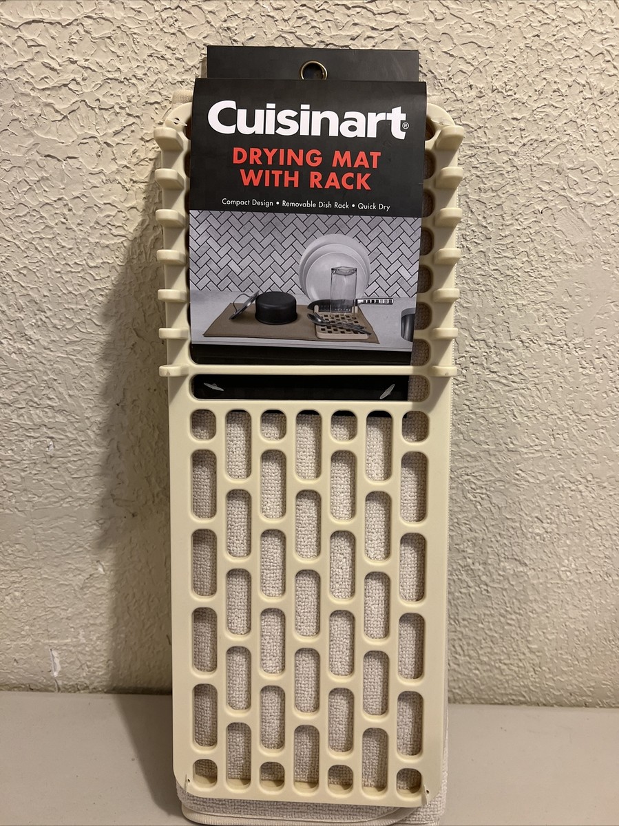 Cuisinart Dish Drying Mat With Rack 16”X18” Off