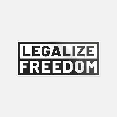 Legalize Regulate Sticker Legalize Freedom Car Bumper Vinyl Sticker Decal | eBay