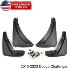 Fit For 2015-2023 Dodge Challenger Mud Flaps Guards Splash Set Front and Rear