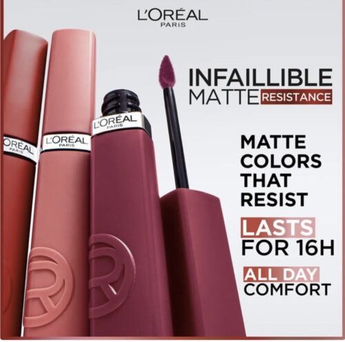 L’Oreal PARIS Infallible Matte Resistance Lip Colour 625 SUMMER FLING - Picture 16 of 17