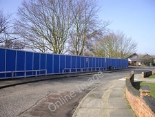 Photo 12x8 Temporary fencing in St Monance Way Colchester Behind the fence c2010