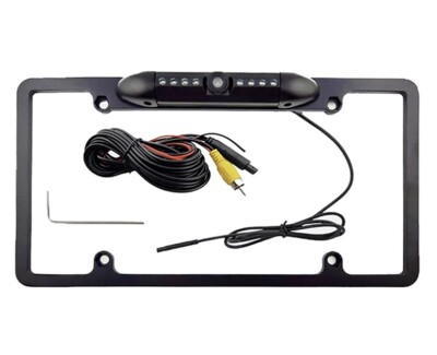 Soundstream Reverse Camera License Plate Frame Mount Rear View Backup Camera for Soundstream ...