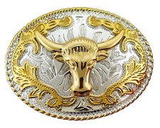 OX Bull Belt Buckle Western Cowboy Men Cowgirl Women New Rodeo Texas Style Big