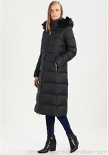 tyra down fitted maxi coat