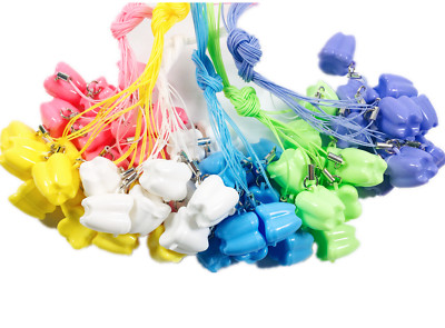 500Pcs Dental Milk Teeth Holder Boxes Necklace Baby Kids Toys Award Souvenir