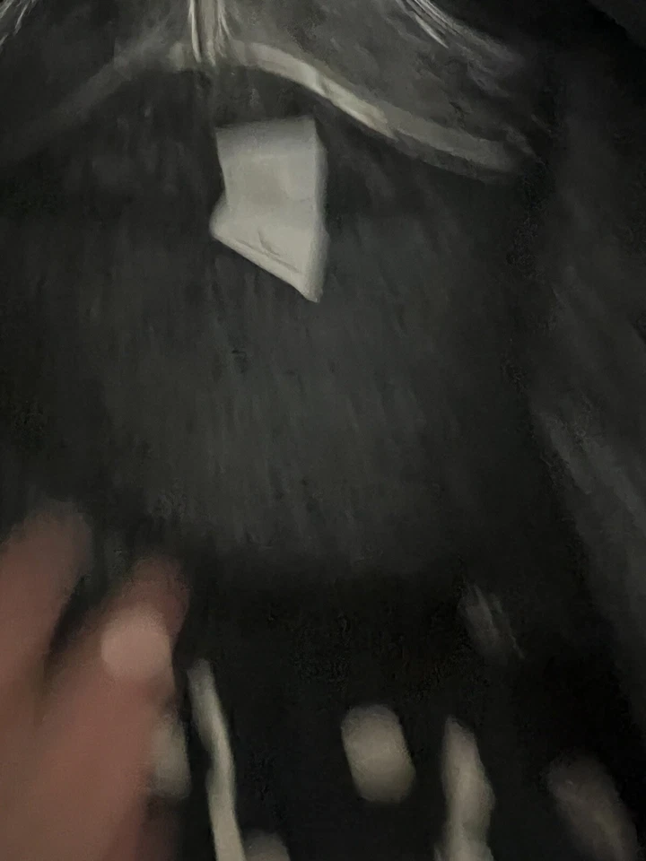 Sudadera con Capucha Alternativa Gris Oscuro/Azul con Lunares Usada en Excelente Condición Para Mujer L Foto 4 de 4