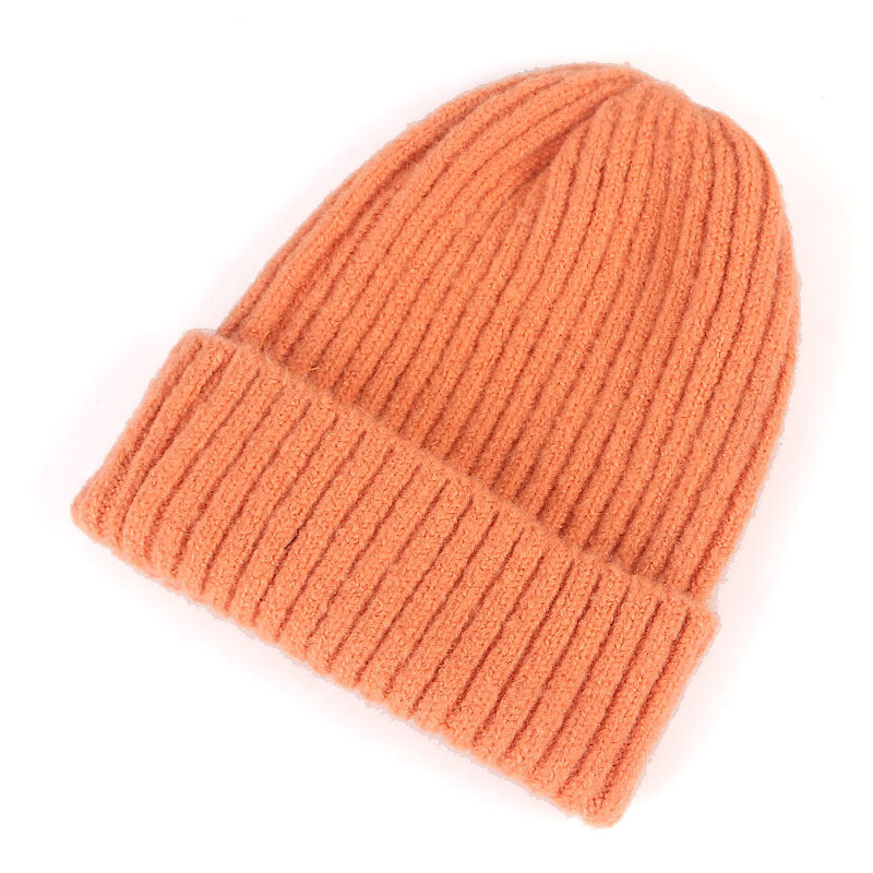 Zonbailon Striped Solid Knit Skull Caps for Men and Women Casual Warm Beanies