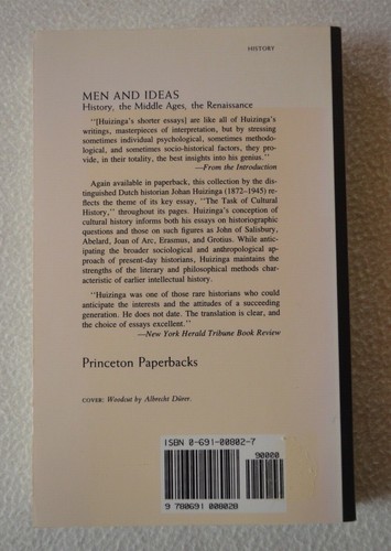 Men And Ideas: History, The Middle Ages, The Renaissance By Johan Huizinga PB - Picture 2 of 9