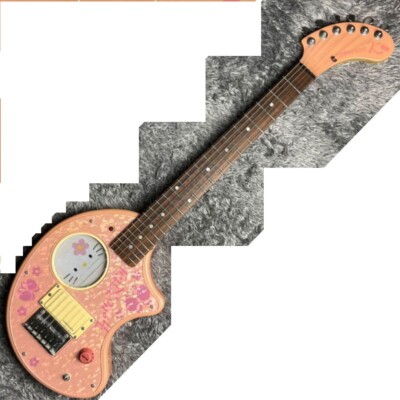 FENDER JAPAN ZO-3 HK Hello Kitty Guitar Built-in Mini Guitar