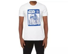 Adidas Originals Star Wars R2-D2 Box Logo T-Shirt Men's Small BNWT