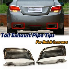 Rear Bumper Stainless steel Tail Exhaust L&R For Buick Lacrosse 2009-2013 2012