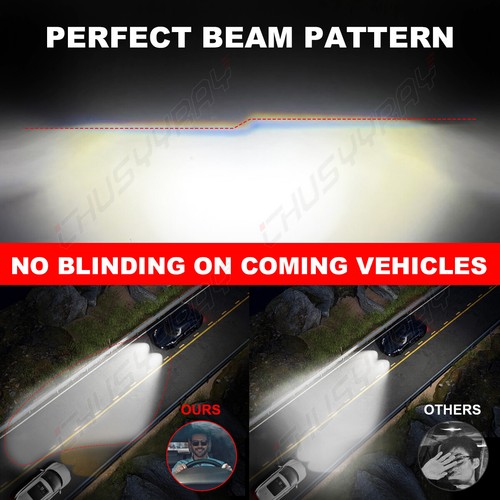 White LED Headlight Bulb For Can-Am Outlander Max 400 500 570 650 800 800R 450 - Foto 10 di 13