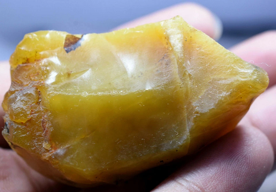 Натуральный желтый опал 225,85 карата австралийский необработанный высшего качества лучший необработанный образец - Изображение 4 из 4