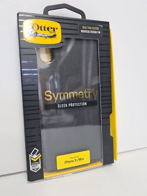 OtterBox iPhone XS Max Hülle Symmetry Series Backcover Schwarz