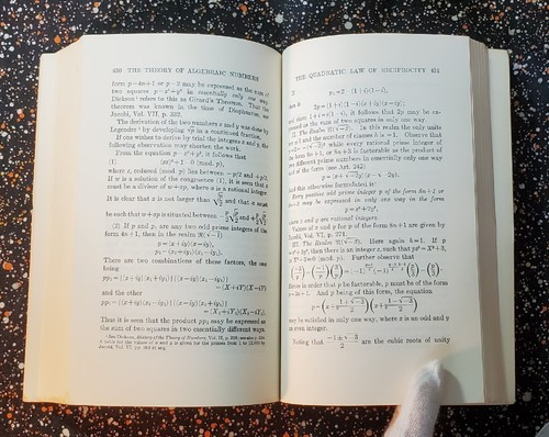 Foundations of the Theory of Algebraic Numbers Volume I, Harris Hancock, PB - Picture 13 of 16