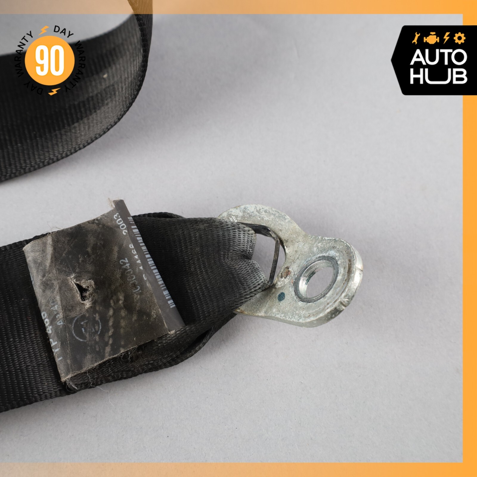 07-11 Bentley Continental GTC Rear Right or Left Side Seat Belt Black OEM
