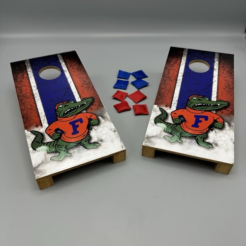 NCAA Collegiate Florida Gators Tabletop Mini Corn Hole Game 10" x 5" x 2"