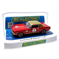 Scalextric C4339 Ford Mustang Alan Mann Racing H. Mann & S. Soper 1/32 Slot Car