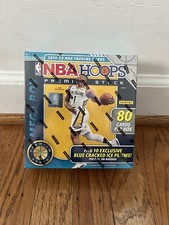 NEW 2019-20 Panini NBA Hoops Premium Stock Basketball Mega Box Blue Cracked Ice