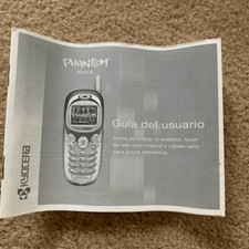 Kyocera Phantom KX414 User Guide Spanish