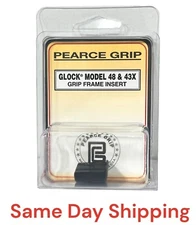 New Pearce Grip Frame Insert for Glock 48 & 43X Cavity Plug Factory - PG-FI48