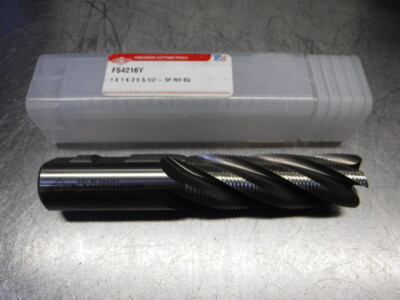 PCT 1'' 5 Flute Cobalt Roughing Endmill 1'' Shank 1x1x3x5.1/2-5F RH SQ (LOC1953D)