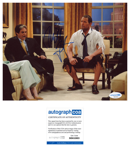Will Forte "Saturday Night Live" Signed Autograph 8x10 Photo SNL The Rock ACOA