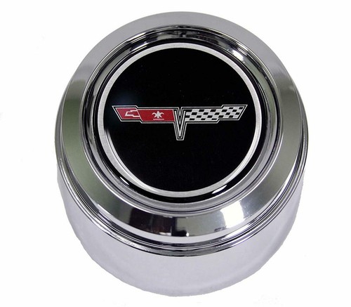Sell 1976 - 1979 Corvette Aluminum Wheel Center Cap With Emblem ( 2) In
