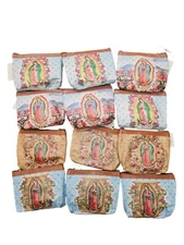 12pc Mix Lot lady of Guadalupe full Rosary Crucifix Cross Necklace baptism