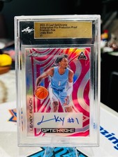 2022-23 Leaf Leaky Black OPTICHROME 1/1 AUTO RC ONE OF ONE PRISMATIC PINK ROOKIE