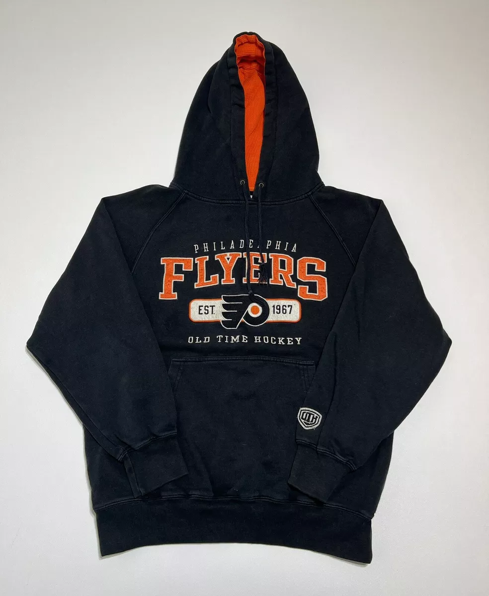Vintage 90s Philadelphia Flyers Pullover Hoodie Sweatshirt NHL
