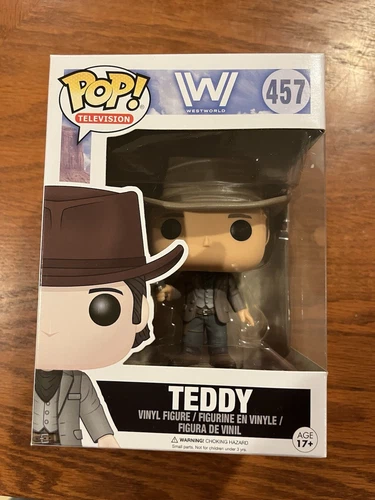 FUNKO POP TELEVISION/WESTWORLD - TEDDY #457 Vinyl Figure NEW
