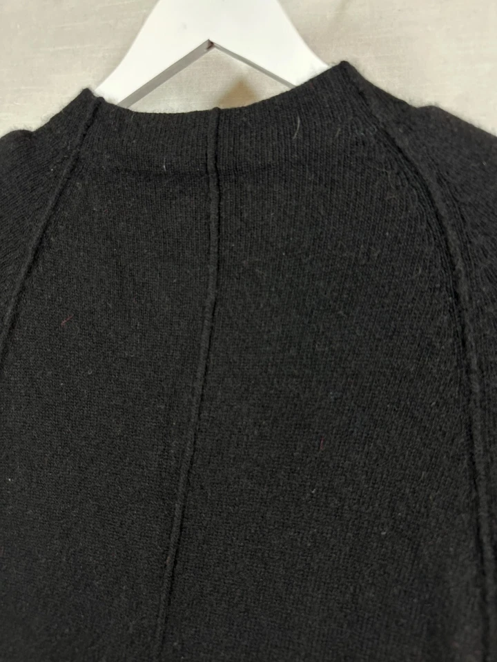 Винтажное женское платье Adrienne Vittadini средний размер черное кашемировое мягкое готическое 90-е - Изображение 3 из 4