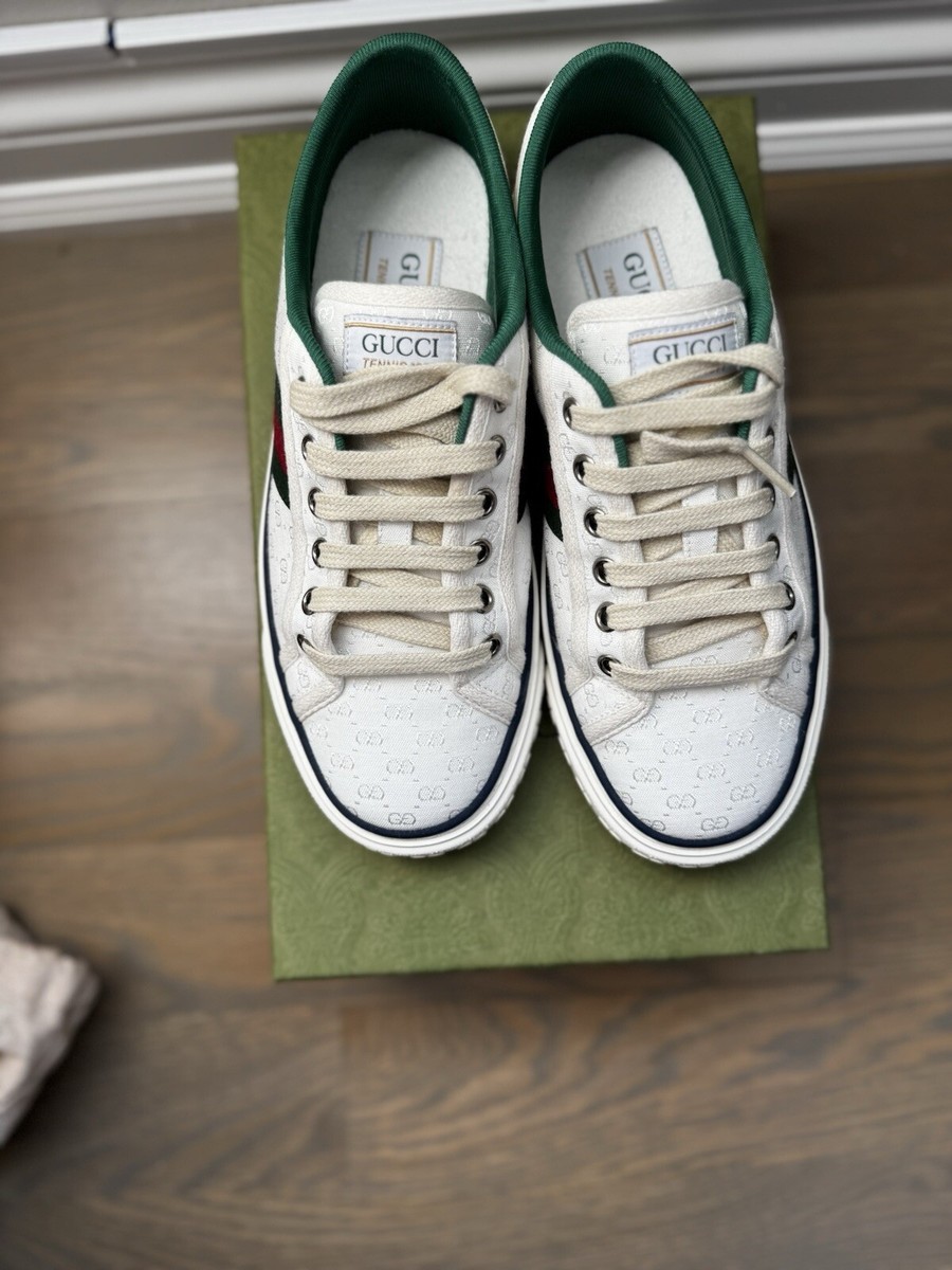 【希少　100周年記念品】GUCCI Tennis 1977 スニーカー　7 GUCCI Women's London Tennis 1977 Floral Sneakers EU 37, US 7