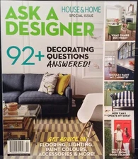 HOUSE AND HOME Special Issue Ask A Designer  Spring 2014 FREE SHIPPING